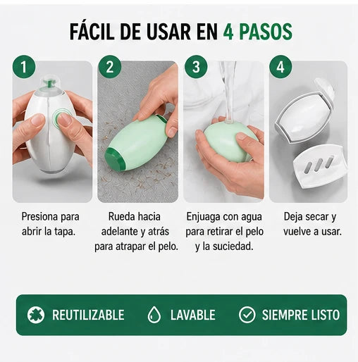 PELUX - Rodillo Quitapelusas Reutilizable